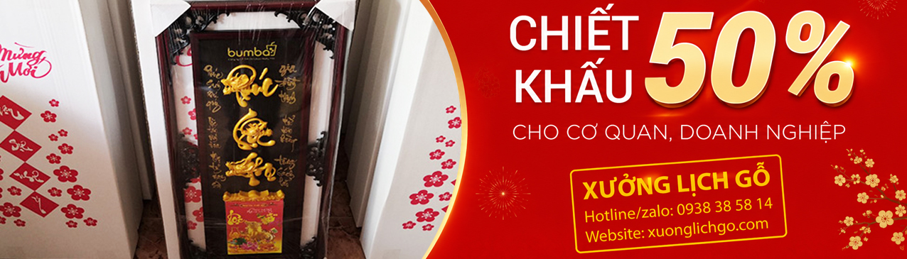 Lịch gỗ treo tường banner 4