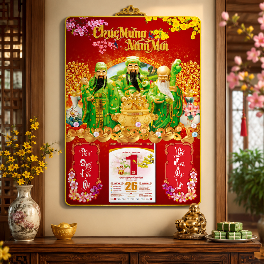 lich go treo tuong C&aacute;c Mẫu Lịch Gỗ Ph&uacute;c Lộc Thọ Được Y&ecirc;u Th&iacute;ch Năm 2027 &ndash; Qu&agrave; Tặng Tết Sang Trọng, &Yacute; Nghĩa 
