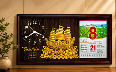 C&aacute;c Mẫu Lịch Gỗ Thuận Buồm Xu&ocirc;i Gi&oacute; Được Y&ecirc;u Th&iacute;ch Năm 2027