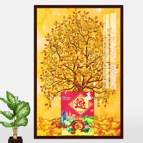 LỊCH GỖ C&Acirc;Y TIỀN T&Agrave;I - XLG567