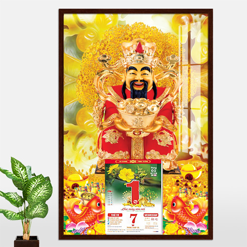 LỊCH TR&Aacute;NG GƯƠNG THẦN T&Agrave;I - XLG569