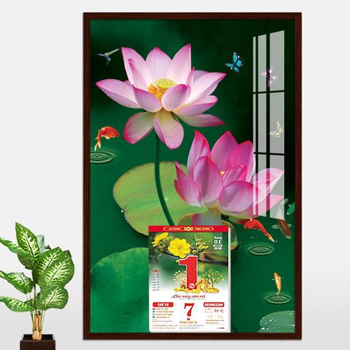 LỊCH TR&Aacute;NG GƯƠNG HOA SEN - XLG570