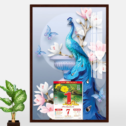 LỊCH TR&Aacute;NG GƯƠNG CHIM C&Ocirc;NG - XLG573