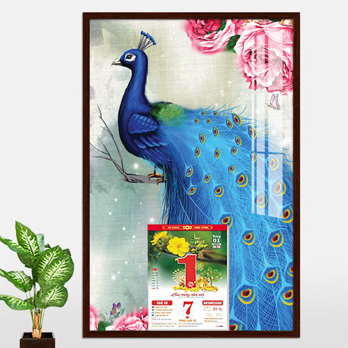 LỊCH TR&Aacute;NG GƯƠNG KHỔNG TƯỚC - XLG574