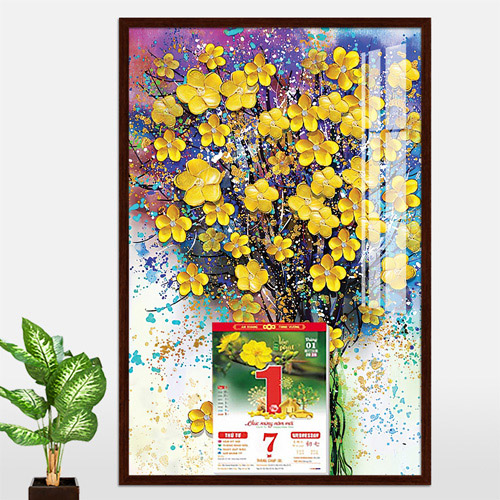 LỊCH TR&Aacute;NG GƯƠNG HOA MAI - XLG585