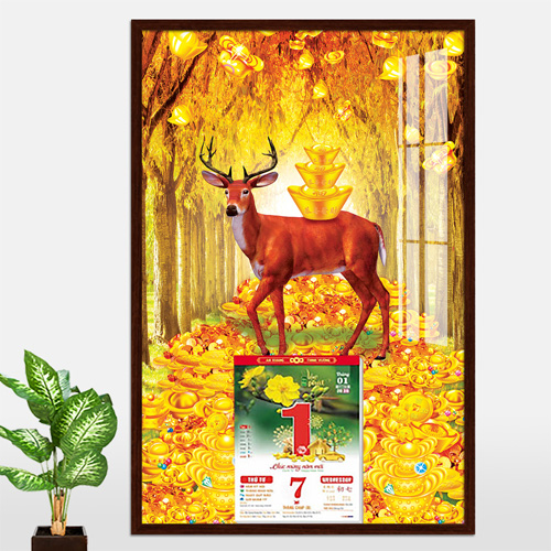 LỊCH TR&Aacute;NG GƯƠNG HƯƠU T&Agrave;I LỘC - XLG592