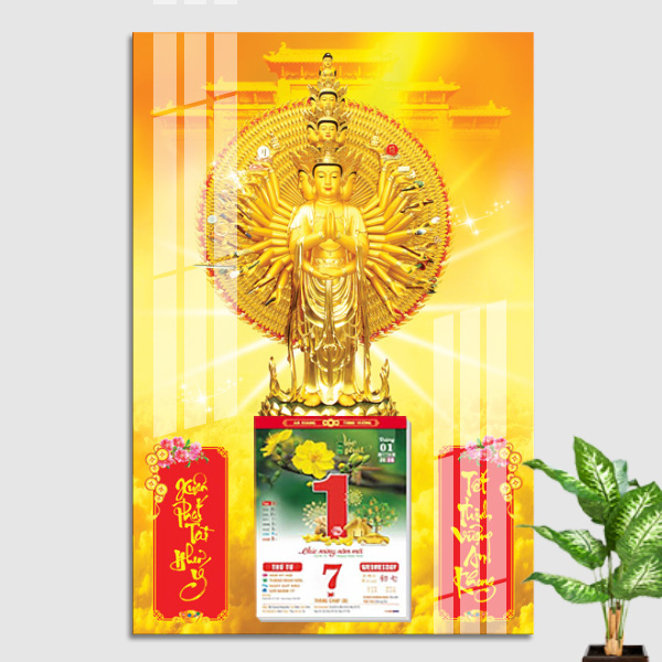 LỊCH TR&Aacute;NG GƯƠNG PHẬT - XLG603