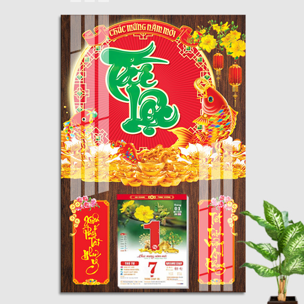 LỊCH TR&Aacute;NG GƯƠNG T&Agrave;I LỘC - XLG604