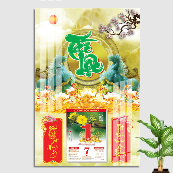 LỊCH TR&Aacute;NG GƯƠNG T&Agrave;I LỘC - XLG605