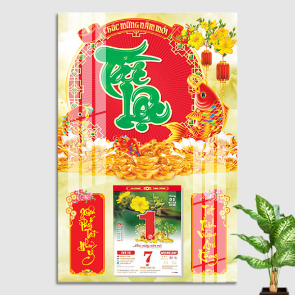 LỊCH TR&Aacute;NG GƯƠNG T&Agrave;I LỘC - XLG606