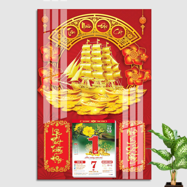 LỊCH TR&Aacute;NG GƯƠNG THUYỀN V&Agrave;NG - XLG607