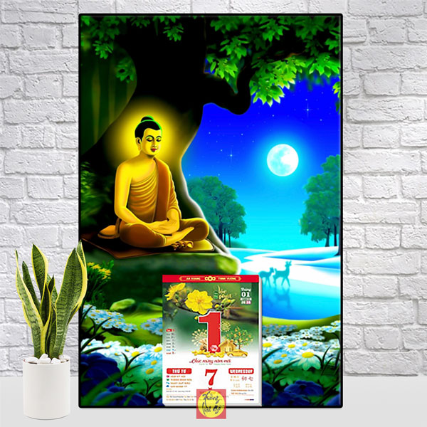 LỊCH TR&Aacute;NG GƯƠNG PHẬT TH&Iacute;CH CA - XLG578