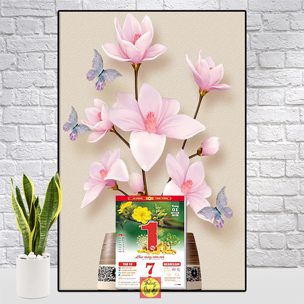 LỊCH TR&Aacute;NG GƯƠNG HOA - XLG581