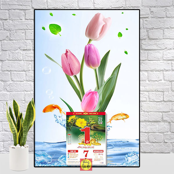 LỊCH TR&Aacute;NG GƯƠNG HOA - XLG583