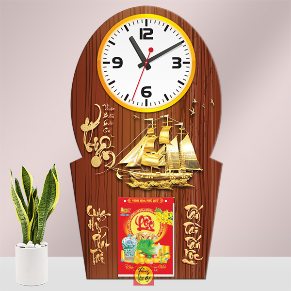Lịch Đồng Hồ Treo Tường - XLG501