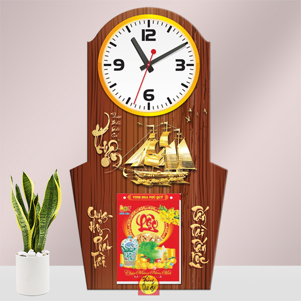 Lịch Đồng Hồ Treo Tường - XLG502