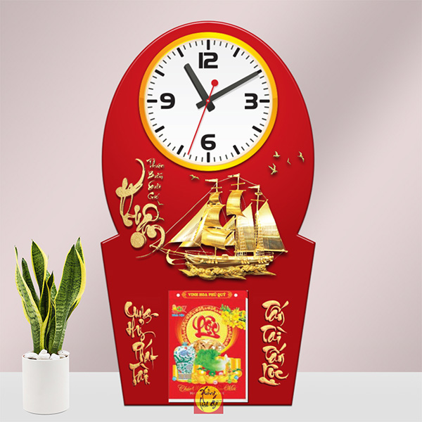 Lịch Đồng Hồ Treo Tường - XLG503