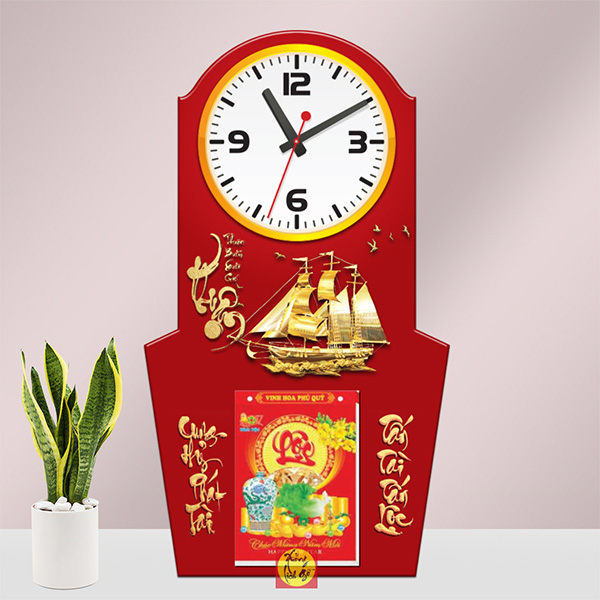 Lịch Đồng Hồ Treo Tường - XLG504