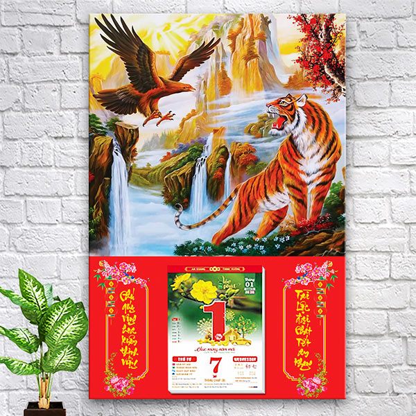 LỊCH TR&Aacute;NG GƯƠNG HỔ ĐẠI B&Agrave;NG - XLG580