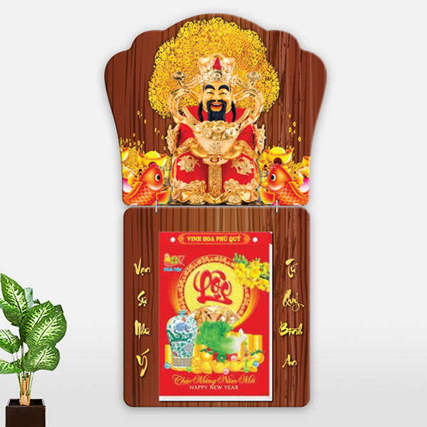 LỊCH GỖ THẦN T&Agrave;I - XLG512