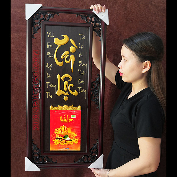 LỊCH GỖ TREO TƯỜNG T&Agrave;I LỘC - XLG53