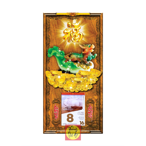 LỊCH GỖ PHONG THỦY T&Ugrave;Y HƯU - XLG419