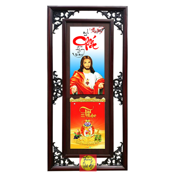 LỊCH GỖ TREO TƯỜNG CH&Uacute;A - XLG111