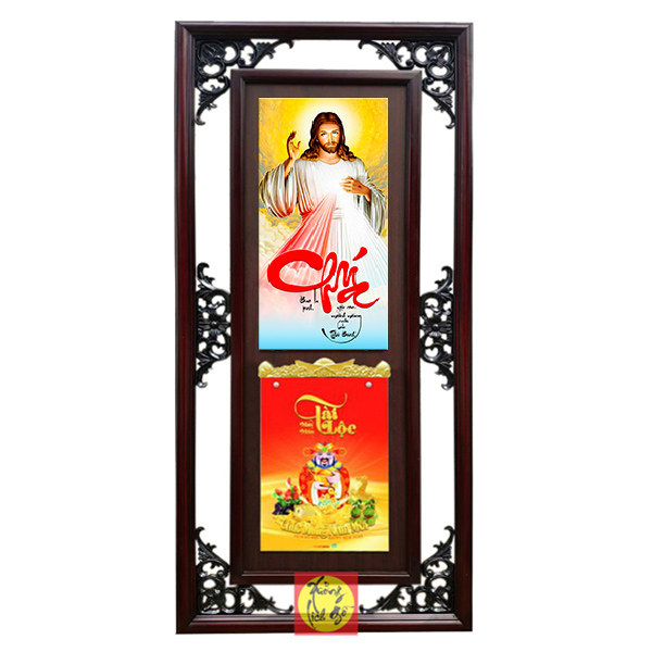 LỊCH GỖ TREO TƯỜNG CH&Uacute;A - XLG112