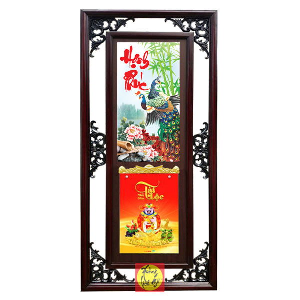 LỊCH GỖ TREO TƯỜNG HẠNH PH&Uacute;C - XLG120