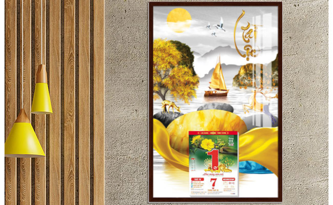 Tranh lịch tr&aacute;ng gương l&agrave; g&igrave;